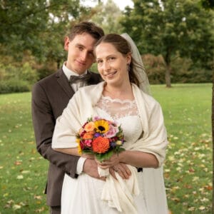 Hochzeit im Regen am Pucher Meer