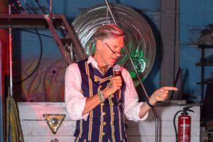 Albrecht von Weech auf der Bühne in München